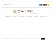 Tablet Screenshot of hotelpelops.gr